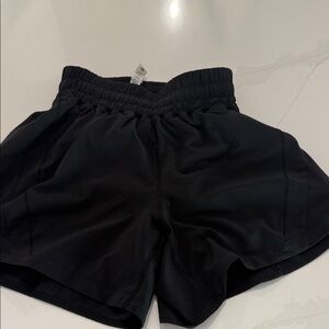 lululemon athletica Track That High‑Rise Lined Short 5″.